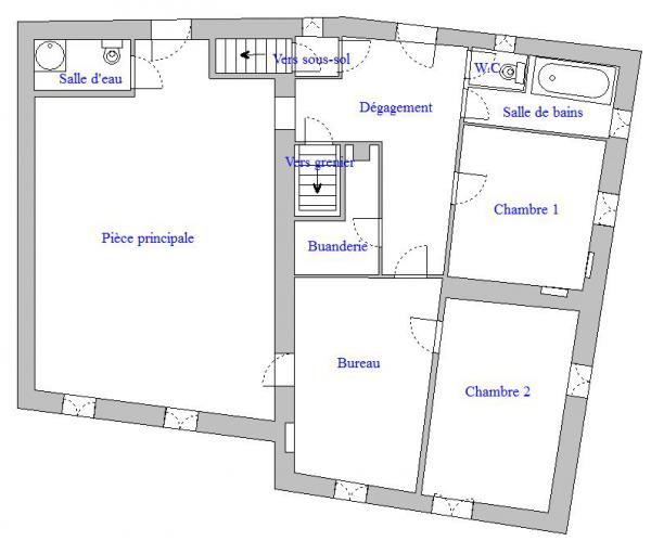 Plan Maison Saint-Martin-du-Mont