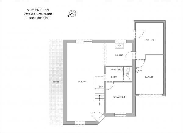 Plan maison F4 Montaigu