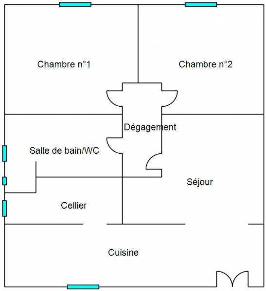 Plan Maison T3 + terrain Gabarret