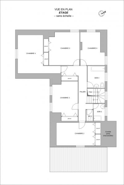 Plan Maison F7 de 200m² Mesquer