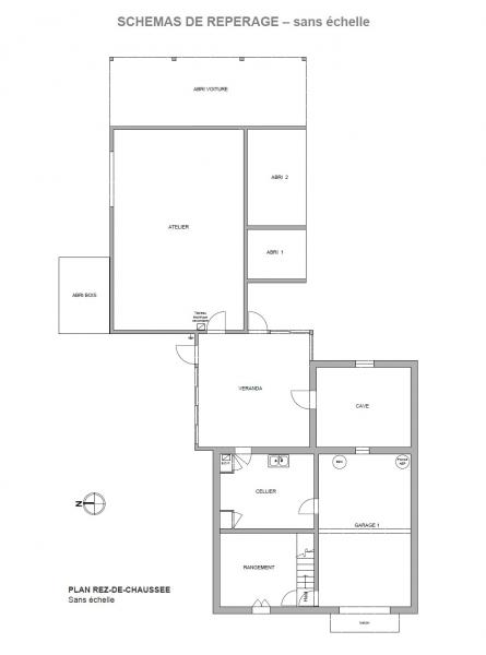 Plan maison R+1 117m² Coëx