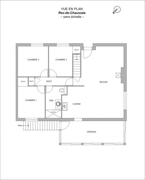 Plan Maison F4 98m² Landes-Genusson