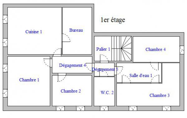 Plan Maison Saint-Jean-le-Vieux