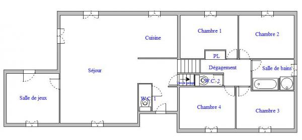 Plan Maison Saint-Denis-en-Bugey