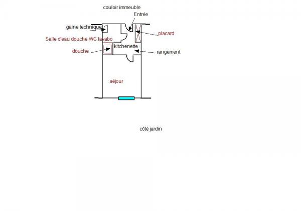Plan studio Sceaux